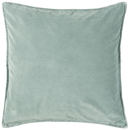 Cushion cover velvet green mist