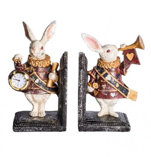 Boxing Hare Bookends