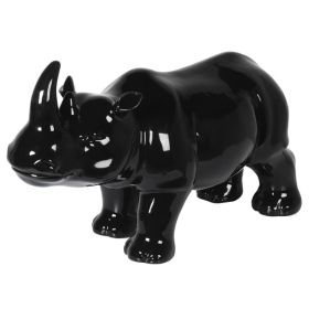 Black Rhino Ornament 