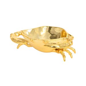 Gold Finish Crab Dish