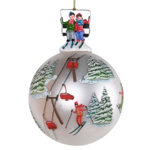 Pearl Sking Scene Bauble