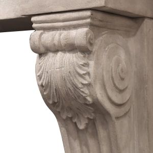 French Fire Surround - Roman Stone Effect