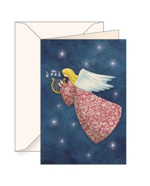 GREETING CARD -Rides - Angel with lyre