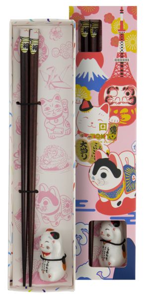 Chopstick Giftset Chopstick and Rest Lucky