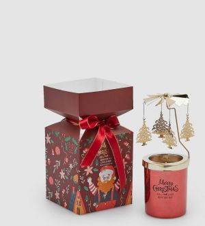 JOYFUL CANDLE WITH FRAGRANCE H.9  CINNAMON