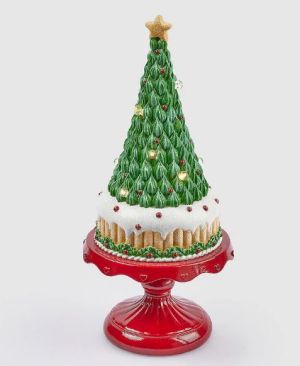 Miniled Pine Christmas Decoration H 37 