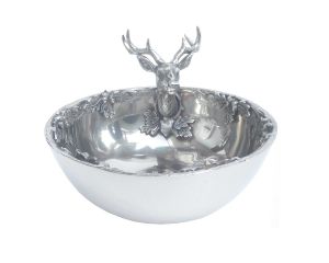 BOWL IN NICKEL 'CERF' D26,5x19h