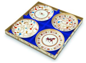 ПОРЦЕЛАНОВИ  МИНИ ЧИНИИКИ  К-Т 4БР - CHEVAL