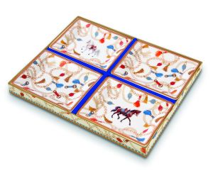 ПОРЦЕЛАНОВИ  МИНИ ЧИНИИКИ  К-Т 4БР - CHEVAL