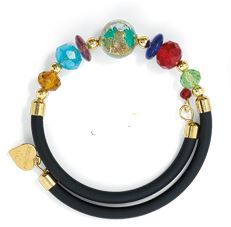 ГРИВНА - FEDERICA CRYSTALS AND GOLD LEAF PEARL