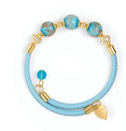 BRACCIALE AVVENTURINA 3 PERLE