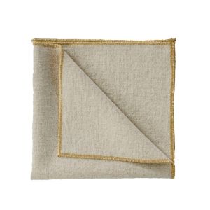 VERONE NAPKIN BLANC LINEN COTTON