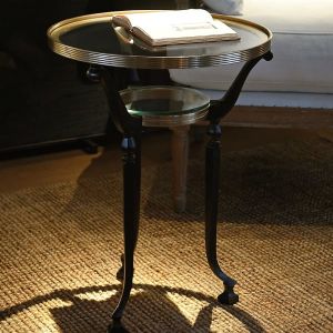 Stanton Glass Side Table