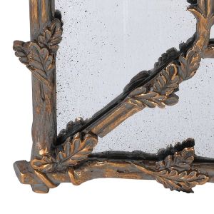 Large Oak Leaves Gilt Mirror