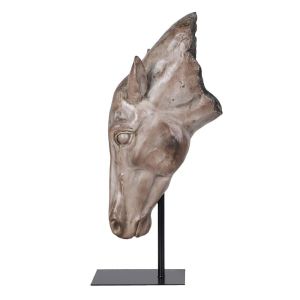 Stone Effect Horse Head 