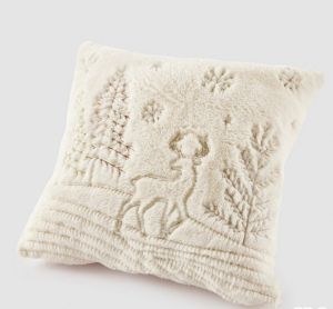 ВЪЗГЛАВНИЦА С ПЪЛНЕЖ  -  КОЛЕДЕН МОТИВ