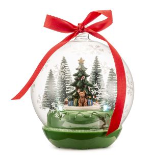 СТЪКЛЕНА ТОПКА ЗИМНА ПРИКАЗКА