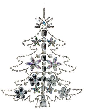 Jewel Christmas tree ornament 40cm