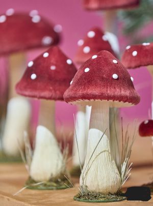 MUSHROOM DECORATION H.20 D.10 