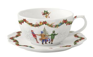 PORCELAIN CUP&SOUSER 300 ML IN BOX