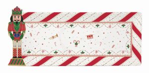 Porcelain serving platter 36x16 cm in color box NUTCRACKER TWIST