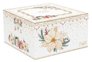 ПОРЦЕЛАНОВА ЧАША С ЧИНИИКА ЗА ЗАКУСКА - WHITE ELEGANCE