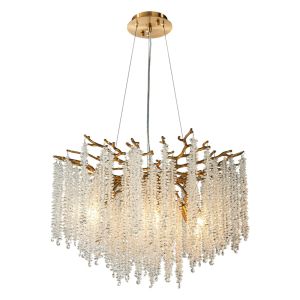 Rose Gold Droplet Chandelier