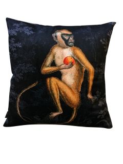 VELVET CUSHION BLACK APE