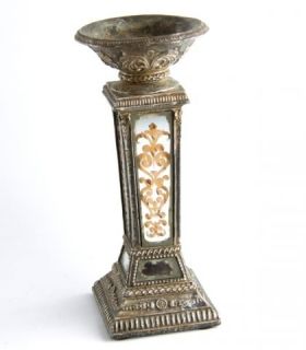 SILVER LEAF CANDLESTICK