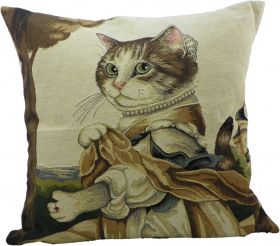 Gobelin cushion cat countess 45x45cm