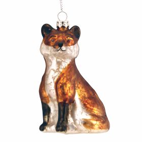 Glass Dec - Painted Fox
