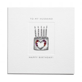 ПОЗДРАВИТЕЛНА КАРТИЧКА -  TO MY HUSBAND HAPPY BIRTHDAY!
