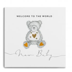 ПОЗДРАВИТЕЛНА КАРТИЧКА - WELCOME TO THE WORLD NEW BABY