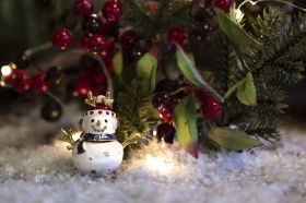 Snowman  Trinket Box